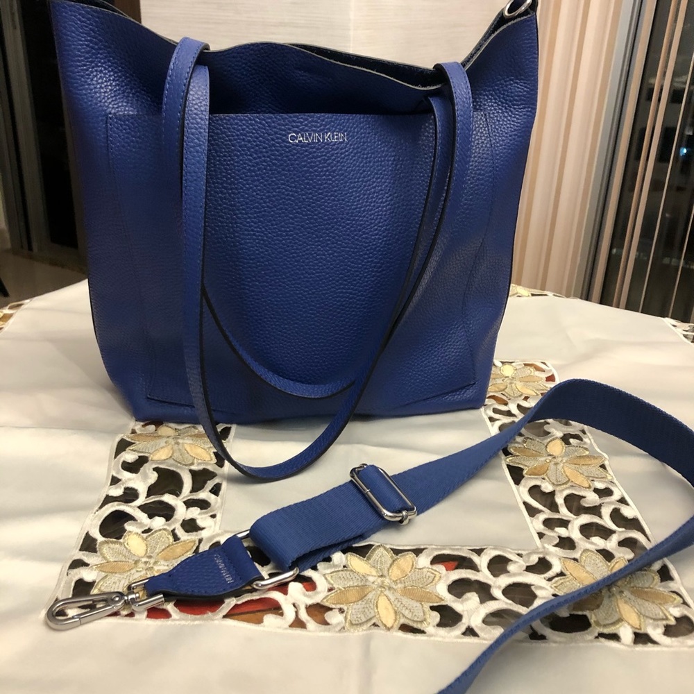 Calvin Klein leather tote
